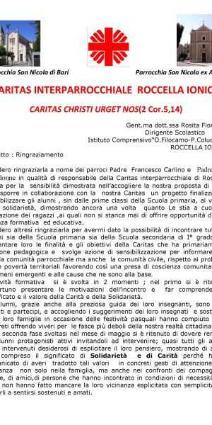 CARITAS Ringraziamento I. C. ROCCELLA IONICA_Pagina_1